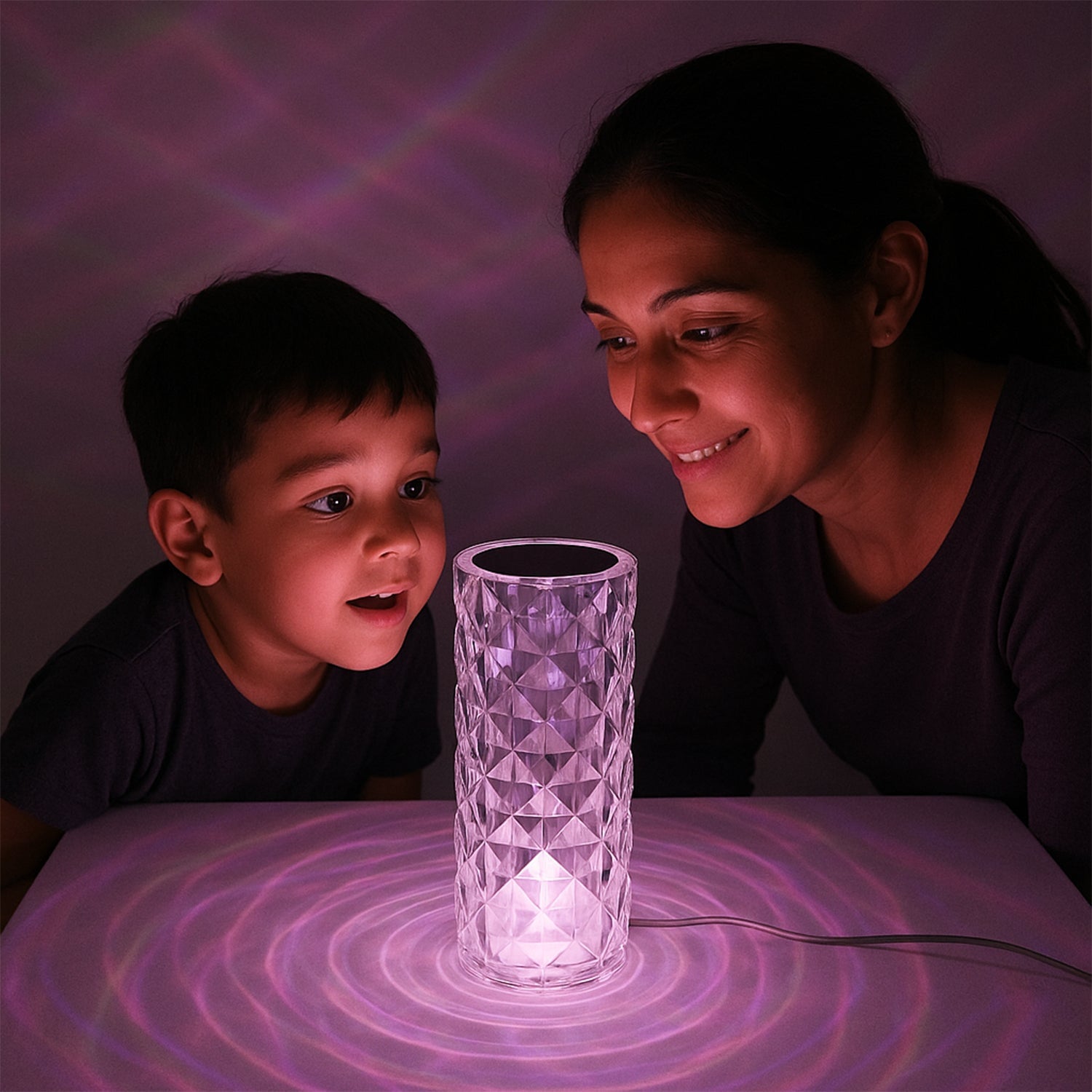 Crystal LED Bedside Table Lamp Crystal LED Bedside Table Lamp